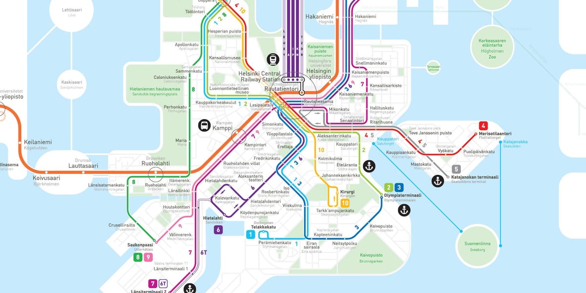 Ramani ya Finland metro