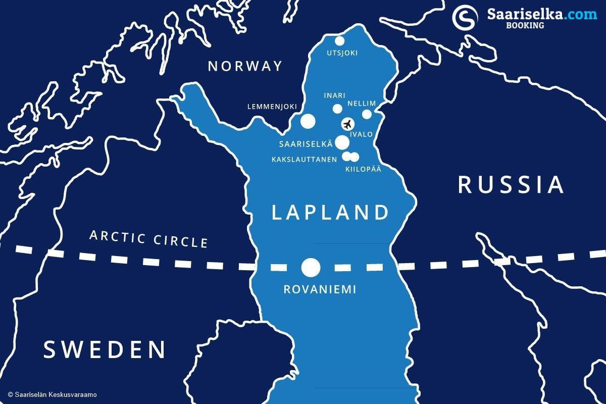 ramani ya saariselka Finland