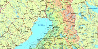 Ramani ya barabara Finland
